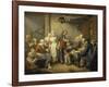 The Village Agreement-Jean Baptiste Greuze-Framed Giclee Print