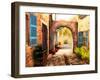 The Village Archway-Alonzo Saunders-Framed Art Print