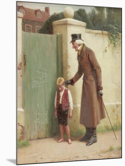 The Village Artist, 1899-John Charles Dollman-Mounted Giclee Print