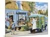 The Village Bakery-Trevor Mitchell-Mounted Giclee Print