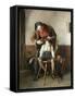 The Village Barber-Nicolaos Gysis-Framed Stretched Canvas