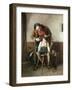 The Village Barber-Nicolaos Gysis-Framed Giclee Print