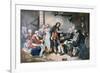 The Village Betrothal, 1892-Jean-Baptiste Greuze-Framed Giclee Print