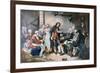 The Village Betrothal, 1892-Jean-Baptiste Greuze-Framed Giclee Print