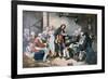 The Village Betrothal, 1892-Jean-Baptiste Greuze-Framed Giclee Print