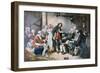 The Village Betrothal, 1892-Jean-Baptiste Greuze-Framed Giclee Print