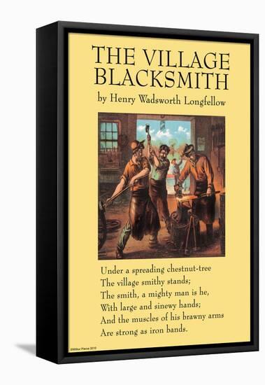 The Village Blacksmith-null-Framed Stretched Canvas