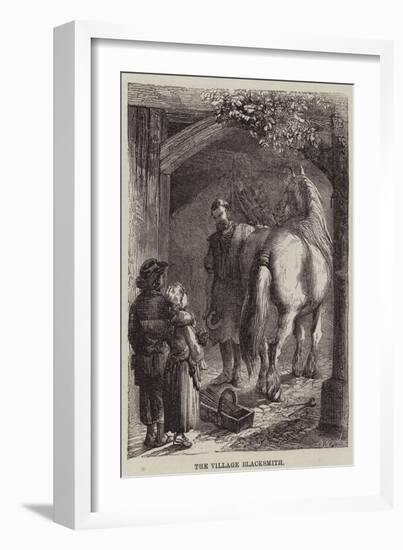 The Village Blacksmith-Harrison William Weir-Framed Giclee Print