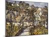 The Village Bridge, (Oil on Canvas)-Walter Elmer Schofield-Mounted Giclee Print