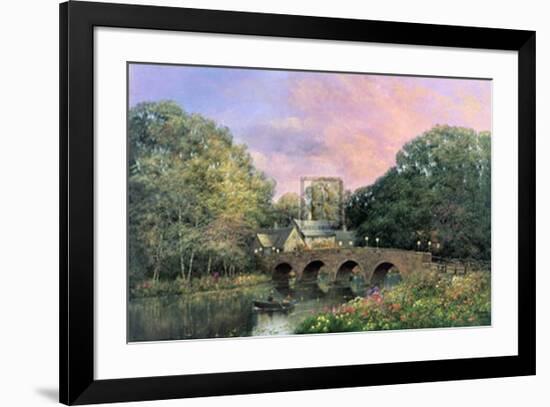 The Village Bridge-Alexander Sheridan-Framed Art Print