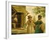 The Village Butcher-John Cranch-Framed Giclee Print