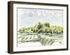 The Village by South Alps-Kenji Fujimura-Framed Art Print