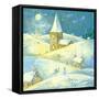 The Village Carol Service, 2008-David Cooke-Framed Stretched Canvas