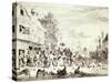 The Village Fair, 1685-Cornelis Dusart-Stretched Canvas