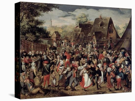 The Village Festival-Pieter Brueghel the Younger-Stretched Canvas