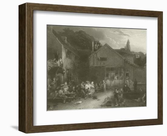 The Village Festival-Sir David Wilkie-Framed Giclee Print