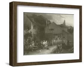 The Village Festival-Sir David Wilkie-Framed Giclee Print