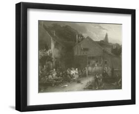 The Village Festival-Sir David Wilkie-Framed Giclee Print