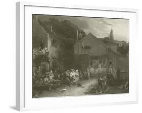 The Village Festival-Sir David Wilkie-Framed Giclee Print