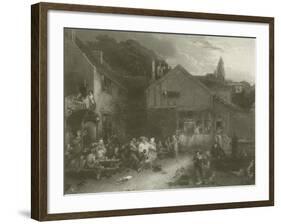 The Village Festival-Sir David Wilkie-Framed Giclee Print