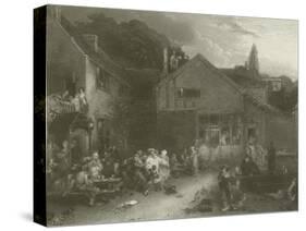 The Village Festival-Sir David Wilkie-Stretched Canvas