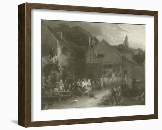 The Village Festival-Sir David Wilkie-Framed Giclee Print