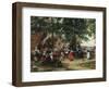 The Village Fete-Jean Charles Meissonier-Framed Giclee Print