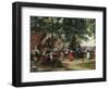 The Village Fete-Jean Charles Meissonier-Framed Giclee Print