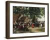 The Village Fete-Jean Charles Meissonier-Framed Giclee Print