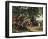 The Village Fete-Jean Charles Meissonier-Framed Giclee Print