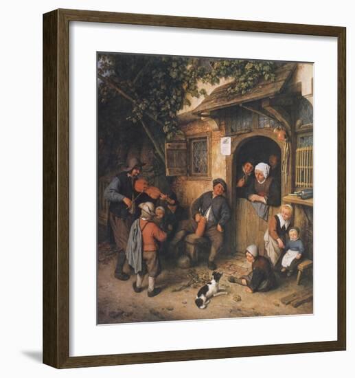 The Village-Fiddler , 1673-Adriaen Ostade-Framed Collectable Print