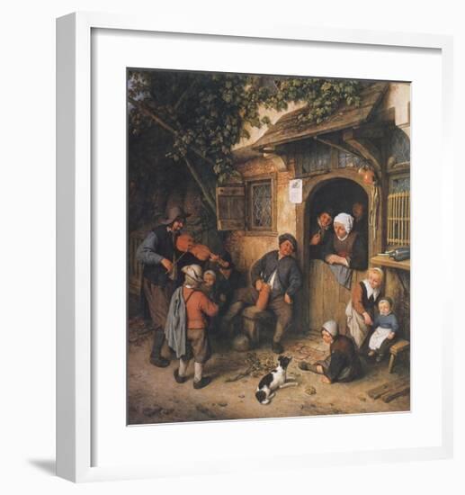 The Village-Fiddler , 1673-Adriaen Ostade-Framed Collectable Print