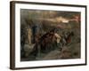 The Village Firemen, 1857-Pierre Puvis de Chavannes-Framed Giclee Print