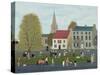 The Village Green-Vincent Haddelsey-Stretched Canvas