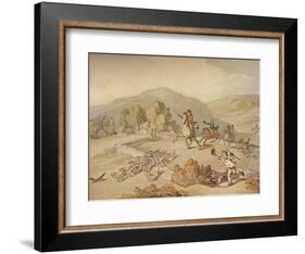 'The Village Hunt', c1800, (1922)-Thomas Rowlandson-Framed Giclee Print