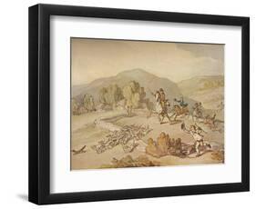 'The Village Hunt', c1800, (1922)-Thomas Rowlandson-Framed Giclee Print