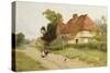 The Village Inn-Arthur Claude Strachan-Stretched Canvas