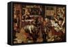 The Village Lawyer, 1621-Pieter Brueghel the Younger-Framed Stretched Canvas