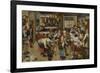 The Village Lawyer's Office-Pieter Brueghel the Younger-Framed Premium Giclee Print