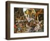 The Village Market-Pieter Brueghel the Younger-Framed Giclee Print