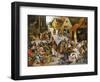 The Village Market-Pieter Brueghel the Younger-Framed Giclee Print