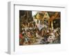 The Village Market-Pieter Brueghel the Younger-Framed Giclee Print