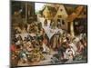 The Village Market-Pieter Brueghel the Younger-Mounted Giclee Print