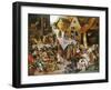 The Village Market-Pieter Brueghel the Younger-Framed Giclee Print