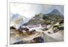 The Village of Angangueo, Mexico, 1883 (W/C on Paper)-Thomas Moran-Framed Giclee Print