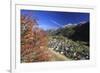 The Village of Ardez in Autumn in the Low Engadine. Swiss National Park. Switzerland. Europe-ClickAlps-Framed Photographic Print