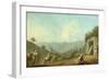 The Village of Betania with a View of the Dead Sea-Luigi Mayer-Framed Giclee Print