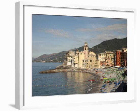 The Village of Camogli, Liguria, Italy, Europe-Angelo Cavalli-Framed Photographic Print