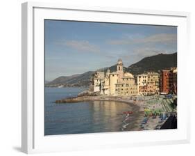 The Village of Camogli, Liguria, Italy, Europe-Angelo Cavalli-Framed Photographic Print