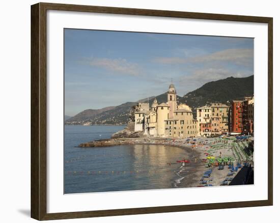 The Village of Camogli, Liguria, Italy, Europe-Angelo Cavalli-Framed Photographic Print